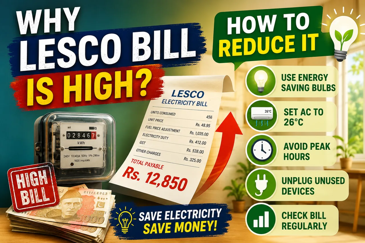 Why Your LESCO Bill Is High and How to Reduce It